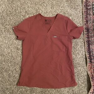 Mauve figs scrubs jogger set